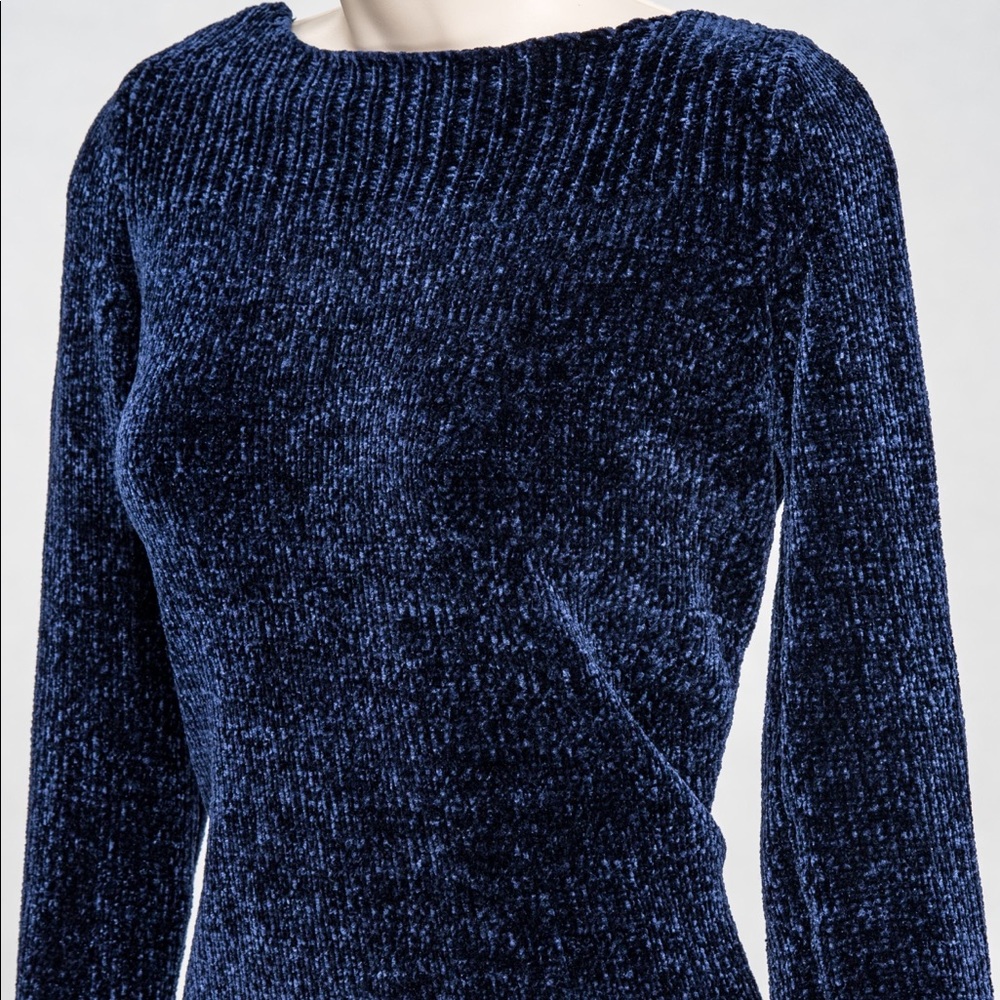 Loft Blue Chunky Knit Sweater